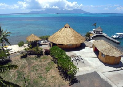 Topdive's center in Tahiti